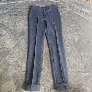 NWOT Akris Punto Size 4 Navy Straight Leg Trousers